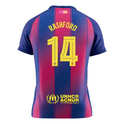 Barcelona pánsky domáci futbalový dres 2025/26 UCL - RASHFORD #14 (Prémiová kvalita)