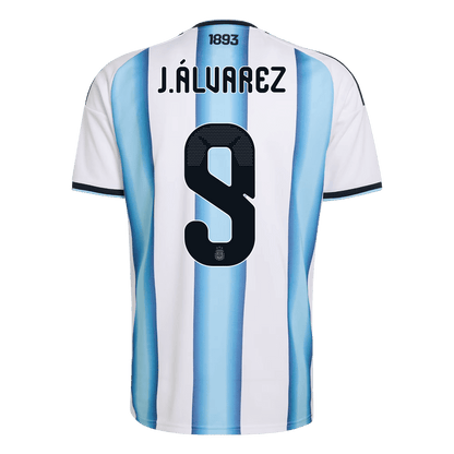 Argentína pánsky domáci futbalový dres MS 2026 - J.ÁLVAREZ #9 (Prémiová kvalita)