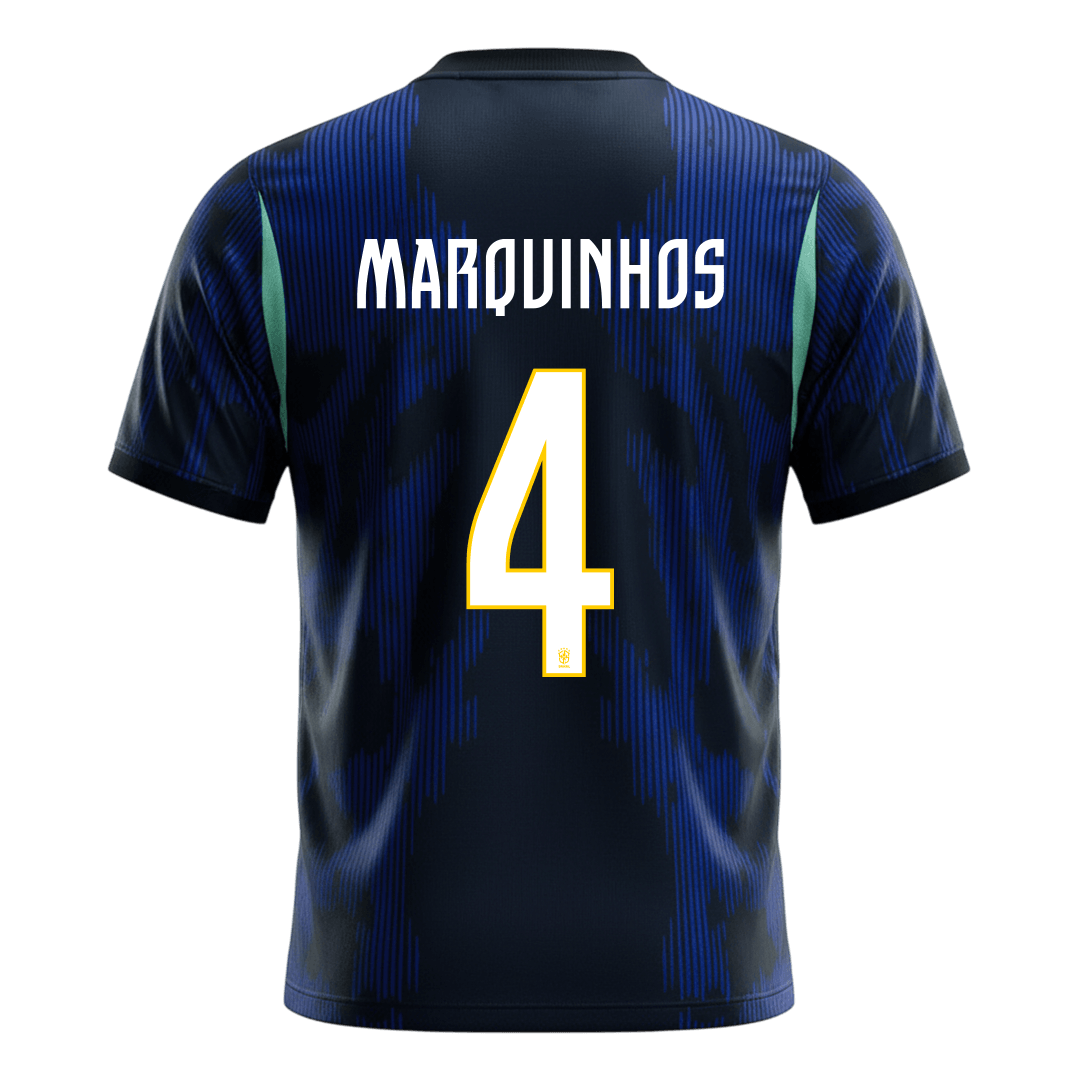 Pánske Futbalový Dres Brazília Vonkajší MS 2026 - MARQUINHOS #4