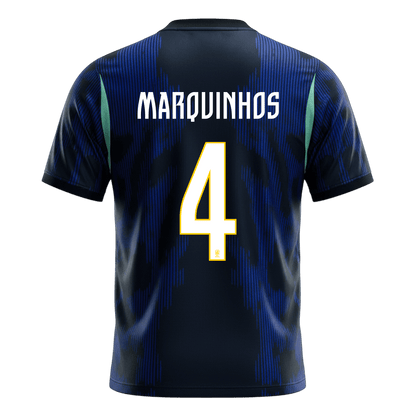 Pánske Futbalový Dres Brazília Vonkajší MS 2026 - MARQUINHOS #4