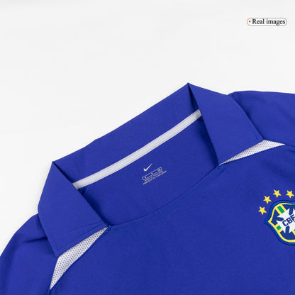 Brazília pánsky vonkajší retro futbalový dres 2002