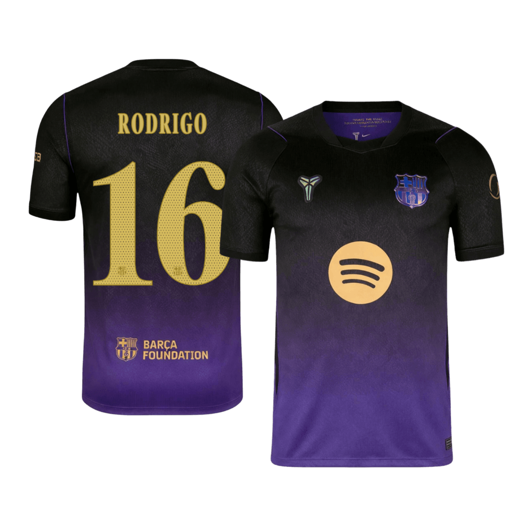 Barcelona pánsky Vonkajší futbalový dres 2026/27 – RODRIGO #16 – UCL