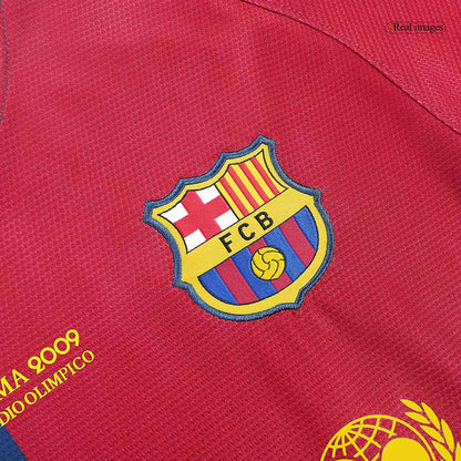 Barcelona pánsky domáci retro futbalový dres 2008/09 UCL Final - XAVI #6