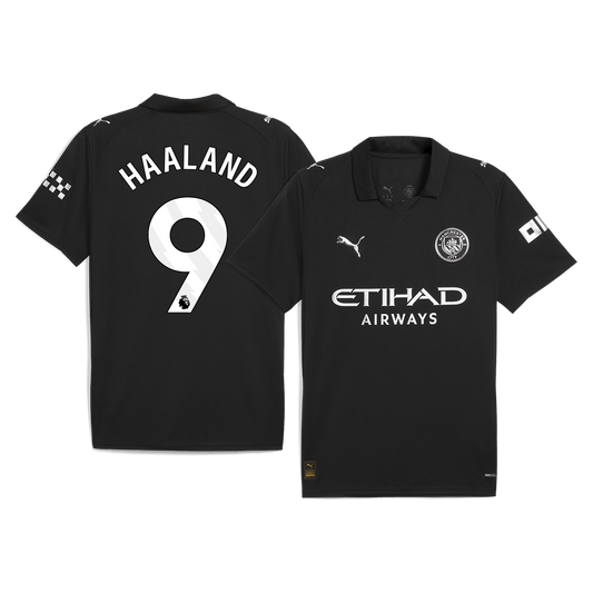 Manchester City pánsky vonkajší futbalový dres 2025/26 - HAALAND #9