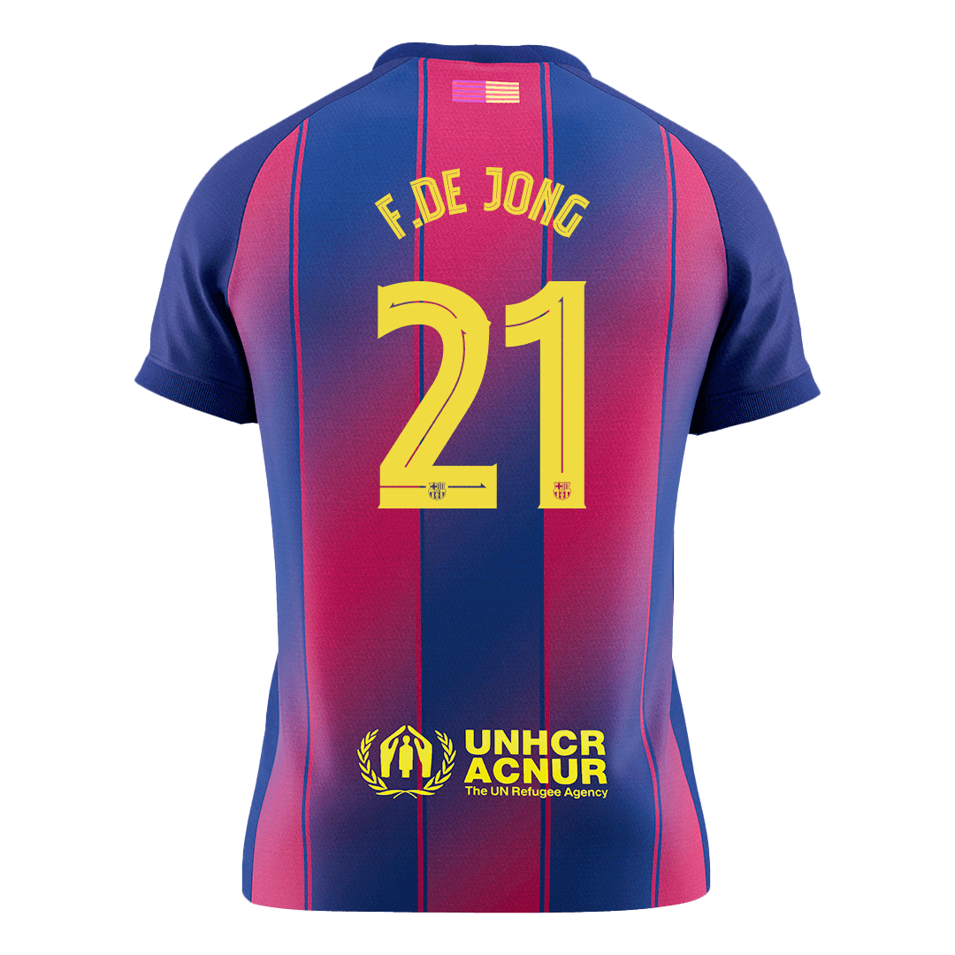 Barcelona pánsky domáci futbalový dres 2025/26 UCL - F.DE JONG #21 (Prémiová kvalita)