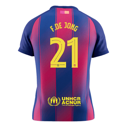 Barcelona pánsky domáci futbalový dres 2025/26 UCL - F.DE JONG #21 (Prémiová kvalita)