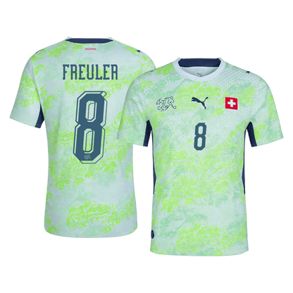 Švajčiarsko pánsky vonkajší futbalový dres MS 2026 - REULER #8 [hráčska verzia]