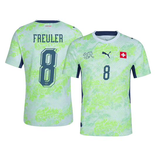 Švajčiarsko pánsky vonkajší futbalový dres MS 2026 - REULER #8 [hráčska verzia]