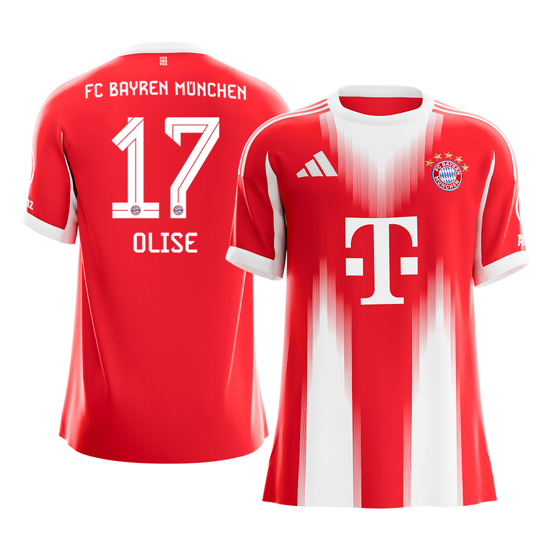 Bayern Mníchov pánsky domáci futbalový dres 2025/26 - OLISE #17 (Prémiová kvalita)