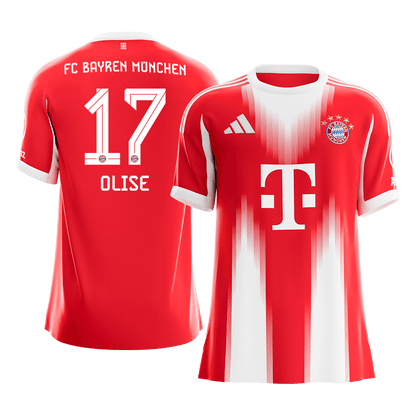 Bayern Mníchov pánsky domáci futbalový dres 2025/26 - OLISE #17 (Prémiová kvalita)