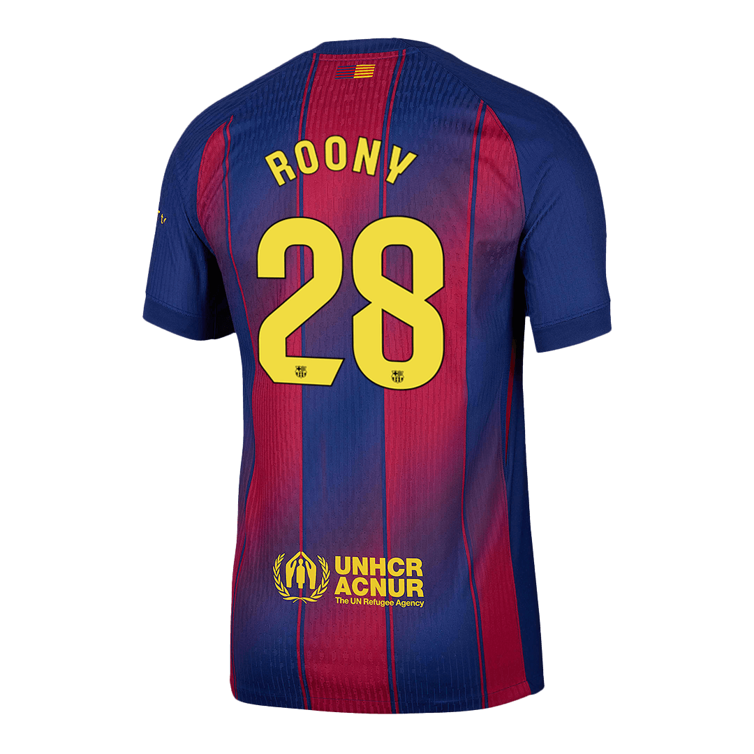 Barcelona pánsky domáci futbalový dres 2025/26 - ROONY #28 [hráčska verzia]