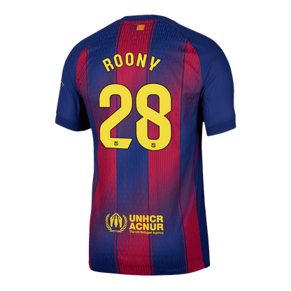 Barcelona pánsky domáci futbalový dres 2025/26 - ROONY #28 [hráčska verzia]