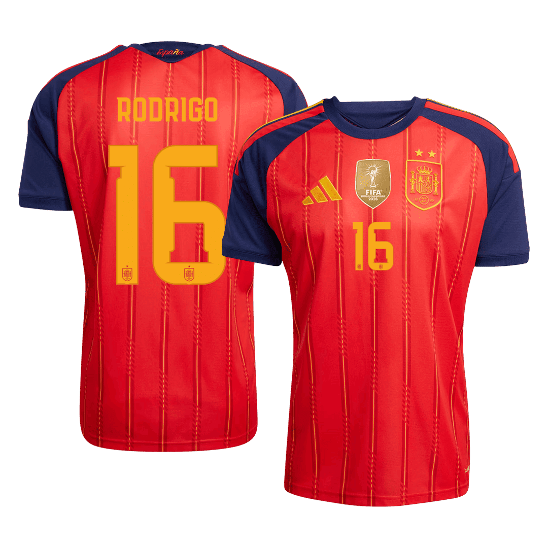 Pánske Futbalový Dres Španielsko Domáci MS 2026 Hráčska Verzia - RODRIGO #16