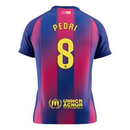 Barcelona pánsky domáci futbalový dres 2025/26 - PEDRI #8 (Prémiová kvalita)