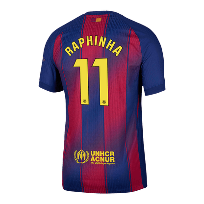 Barcelona pánsky domáci futbalový dres 2025/26 - RAPHINHA #11 [hráčska verzia]