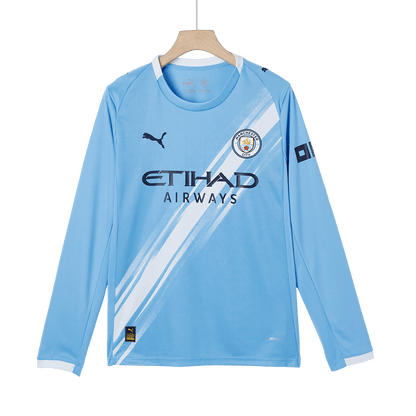 Manchester City pánsky domáci futbalový dres s dlhými rukávmi 2025/26