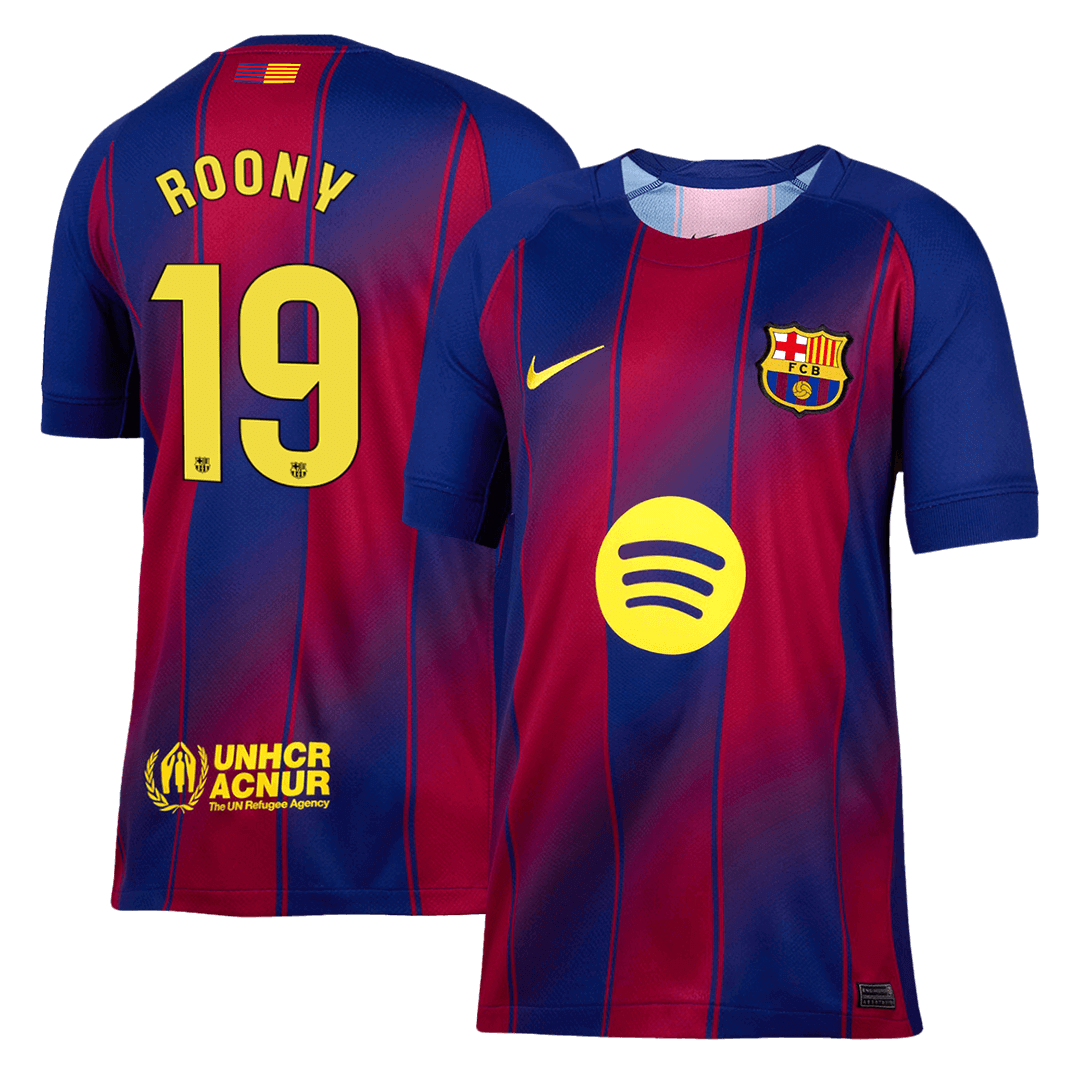 Barcelona pánsky domáci futbalový dres 2025/26 - ROONY #19 (Prémiová kvalita)