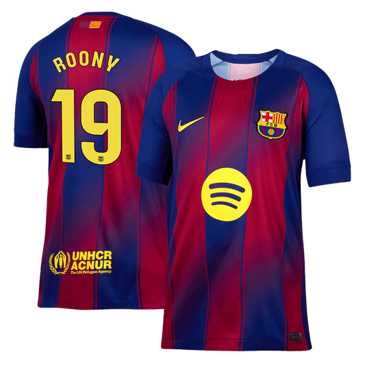 Barcelona pánsky domáci futbalový dres 2025/26 - ROONY #19 (Prémiová kvalita)