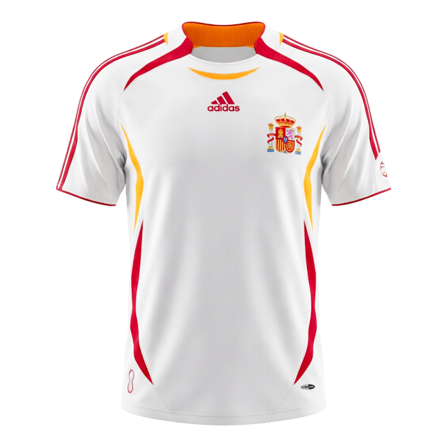 Španielsko pánsky vonkajší retro futbalový dres 2006