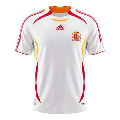 Španielsko pánsky vonkajší retro futbalový dres 2006