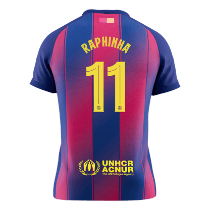 Barcelona pánsky domáci futbalový dres 2025/26 UCL - RAPHINHA #11 (Prémiová kvalita)