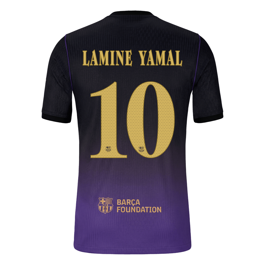 Barcelona pánsky vonkajší futbalový dres 2026/27 – LAMINE YAMAL #10 – UCL [hráčska verzia]
