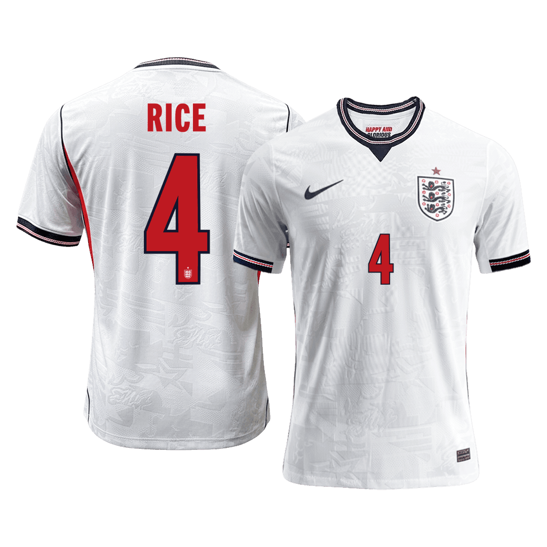 Anglicko pánsky domáci futbalový dres MS 2026 - RICE #4 [hráčska verzia]