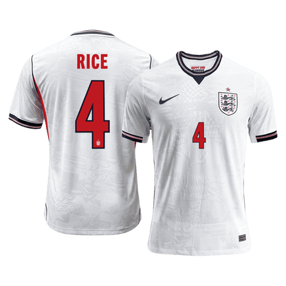 Anglicko pánsky domáci futbalový dres MS 2026 - RICE #4 [hráčska verzia]