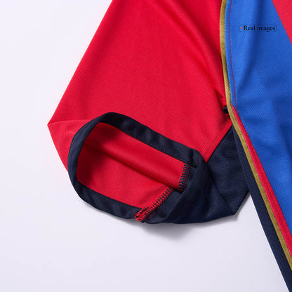 Barcelona pánsky domáci retro futbalový dres 2001/02 - RIVALDO #10