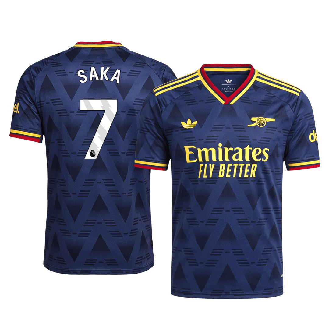 Arsenal pánsky vonkajší futbalový dres 2026/27 – SAKA #7 [hráčska verzia]