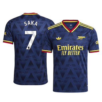 Arsenal pánsky vonkajší futbalový dres 2026/27 – SAKA #7 [hráčska verzia]