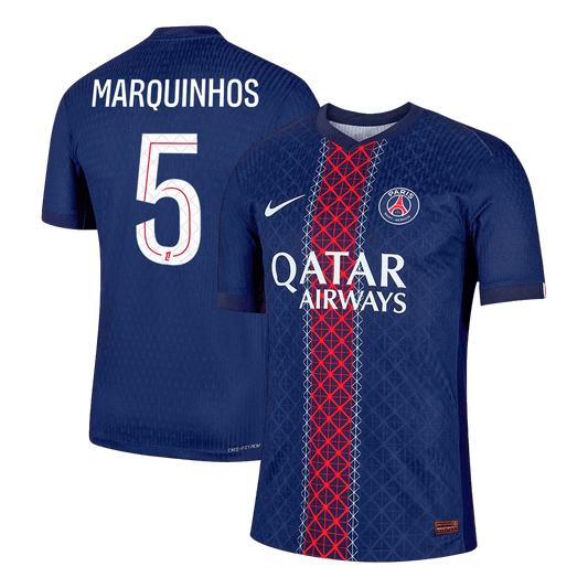 PSG pánsky domáci futbalový dres 2025/26 - MARQUINHOS #5 [hráčska verzia]
