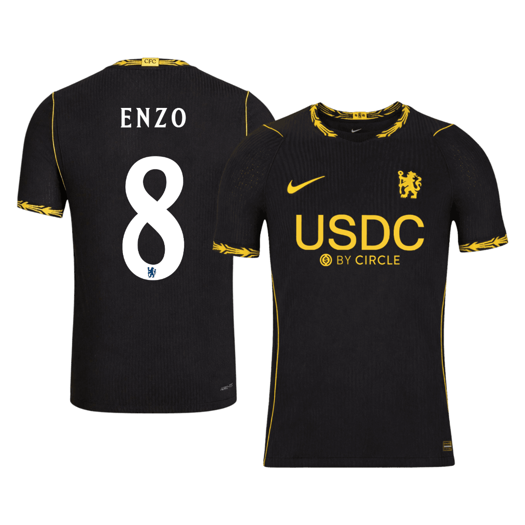 Chelsea pánsky Vonkajší futbalový dres 2026/27 – ENZO #8 – UCL [hráčska verzia]