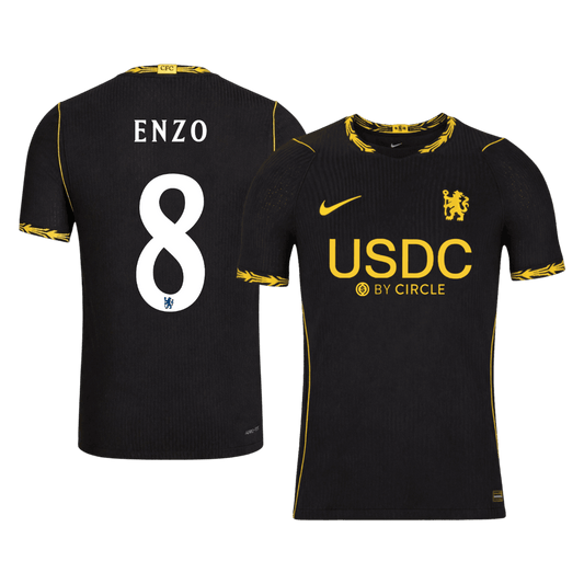 Chelsea pánsky Vonkajší futbalový dres 2026/27 – ENZO #8 – UCL [hráčska verzia]