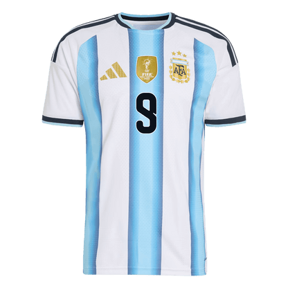 Argentína pánsky domáci futbalový dres MS 2026 - J.ÁLVAREZ #9 [hráčska verzia]