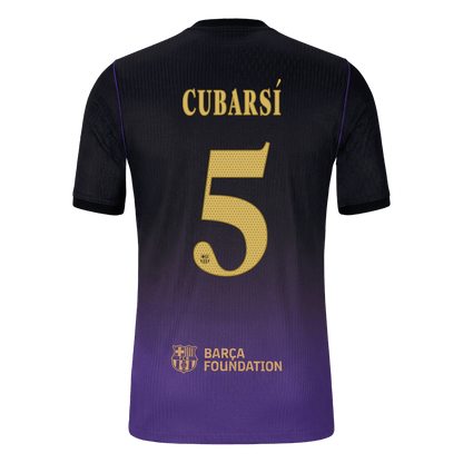 Barcelona pánsky vonkajší futbalový dres 2026/27 – CUBARSÍ #5 – UCL [hráčska verzia]