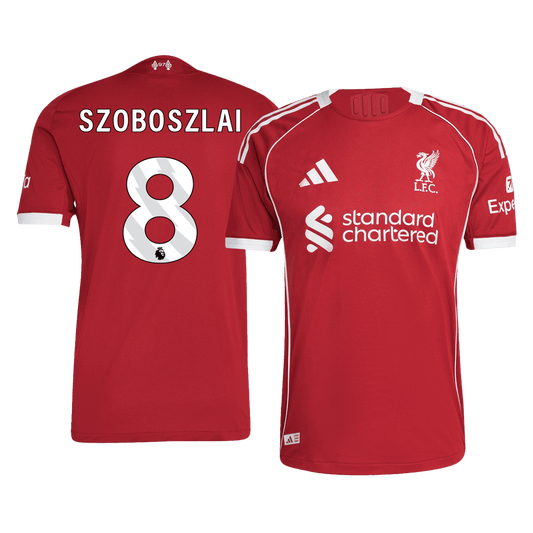 Liverpool pánsky domáci futbalový dres 2025/26 - SZOBOSZLAI #8 [hráčska verzia]