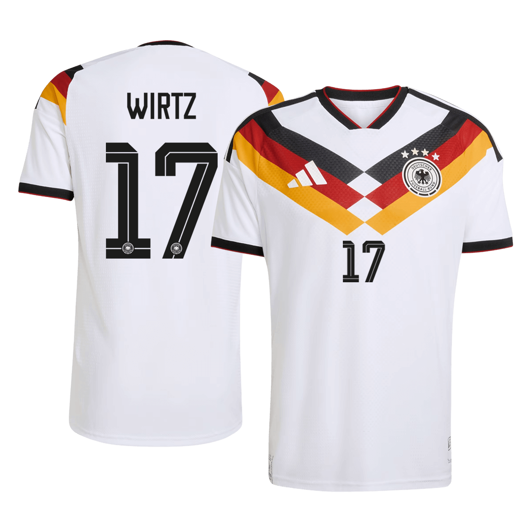 Nemecko pánsky domáci futbalový dres MS 2026 - WIRTZ #17 [hráčska verzia]
