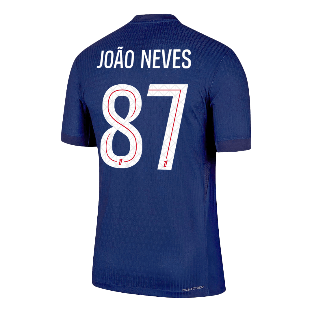 PSG pánsky domáci futbalový dres 2025/26 - JOÃO NEVES #87 [hráčska verzia]