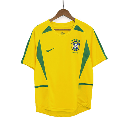 Brazília pánsky domáci retro futbalový dres 2002/03