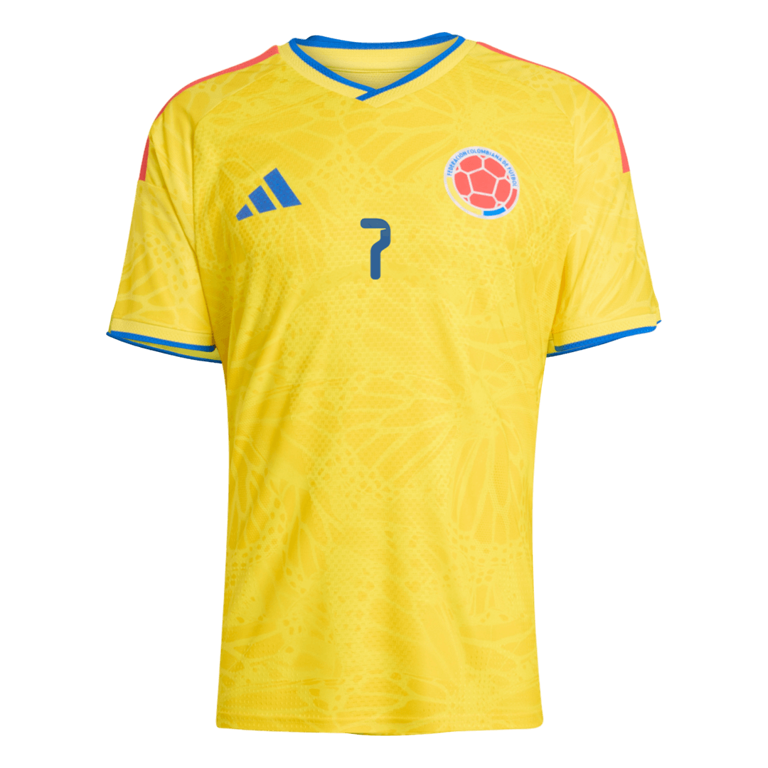 Kolumbia pánsky domáci futbalový dres MS 2026 - LUIS DíAZ #7 [hráčska verzia]
