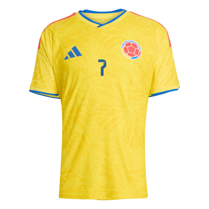 Kolumbia pánsky domáci futbalový dres MS 2026 - LUIS DíAZ #7 [hráčska verzia]
