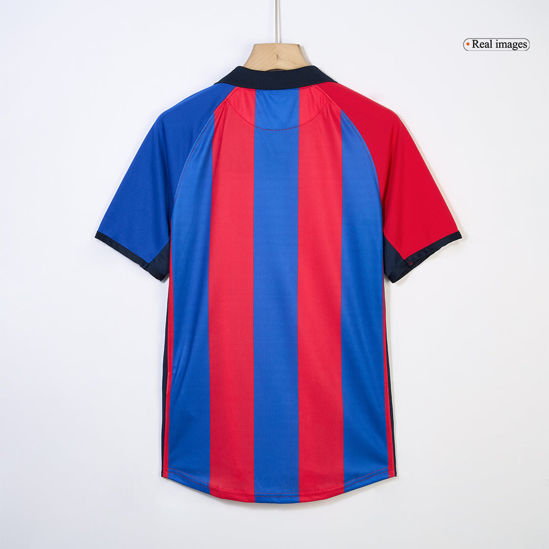 Barcelona pánsky domáci retro futbalový dres 2001/02 - RIVALDO #10