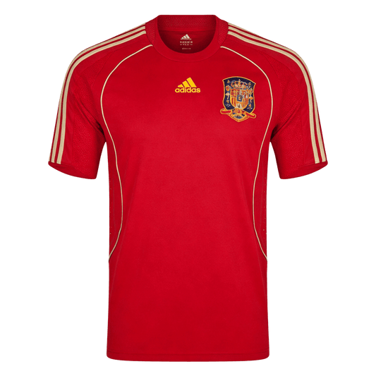 Španielsko pánsky domáci retro futbalový dres 2008