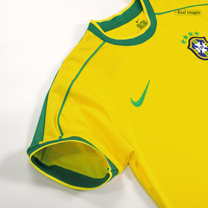 Brazília pánsky domáci retro futbalový dres MS 1998 - RIVALDO #10