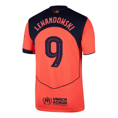Barcelona pánsky tretí futbalový dres 2025/26 UCL - LEWANDOWSKI #9