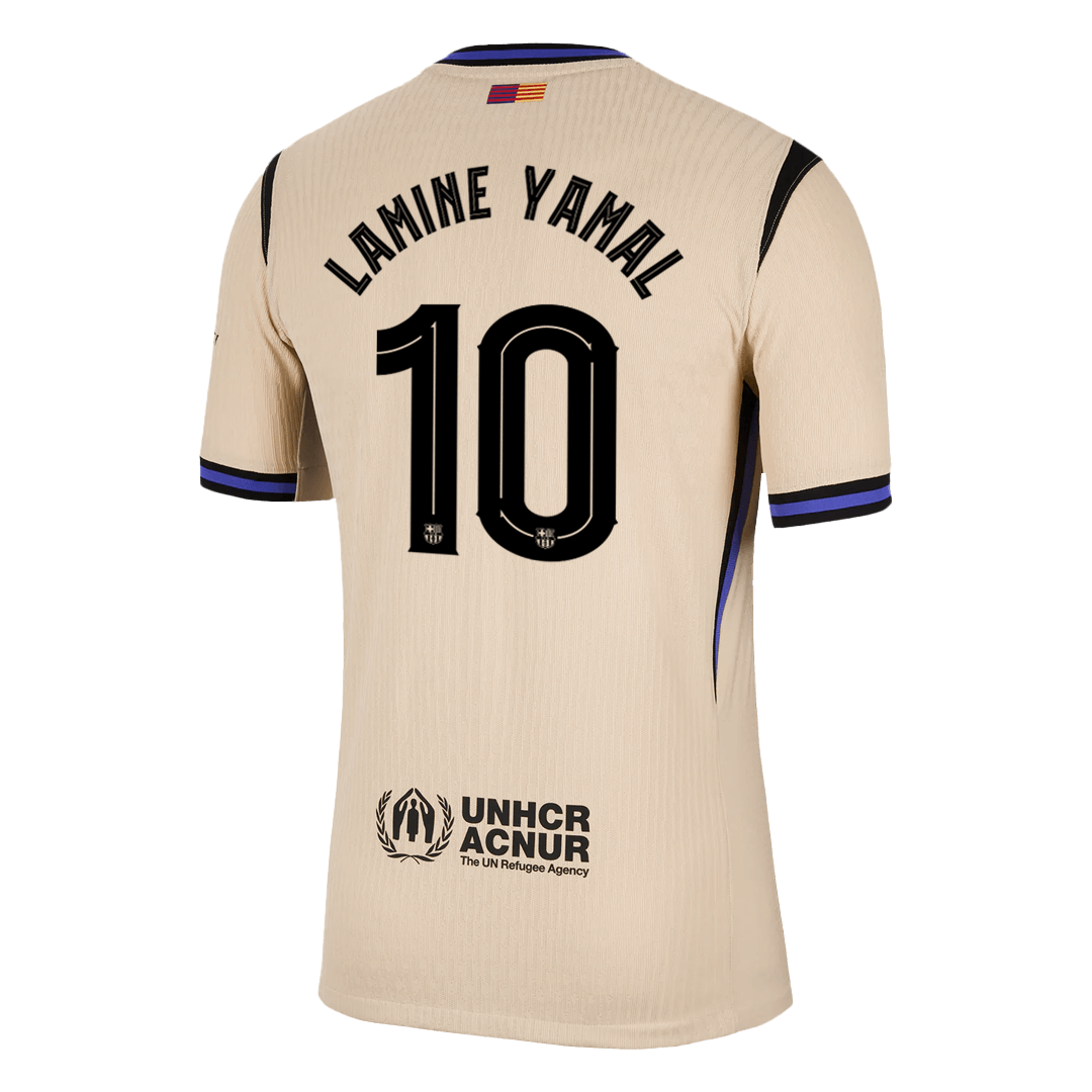 Barcelona pánsky vonkajší futbalový dres 2025/26 UCL - LAMINE YAMAL #10 [hráčska verzia]