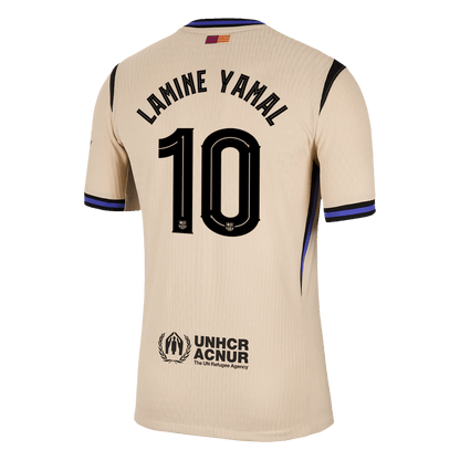 Barcelona pánsky vonkajší futbalový dres 2025/26 UCL - LAMINE YAMAL #10 [hráčska verzia]