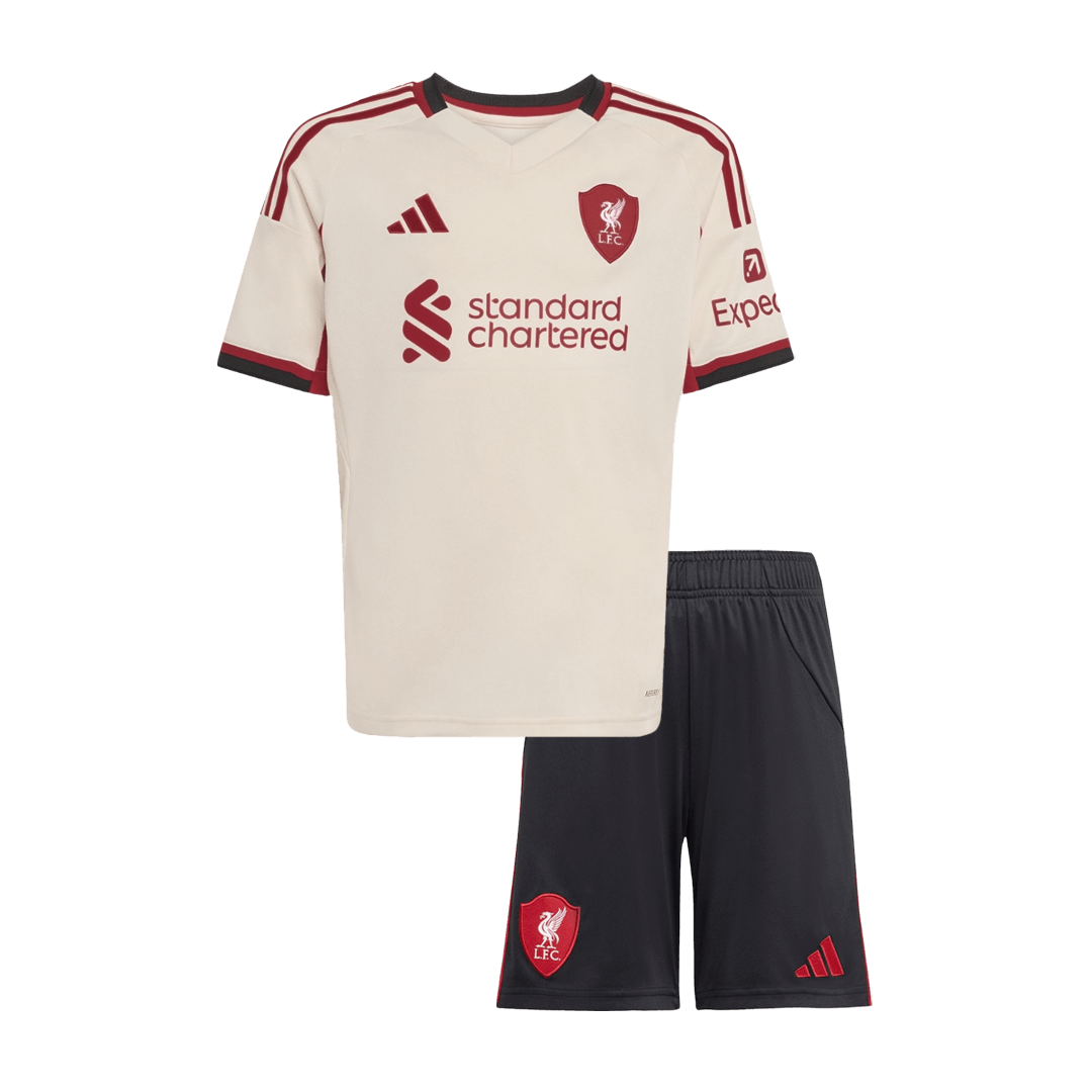Liverpool detská vonkajšia futbalová súprava 2025/26