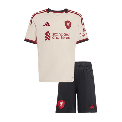 Liverpool detská vonkajšia futbalová súprava 2025/26